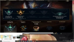 conta platina 4 na flex solo dual gold - League of Legends LOL