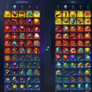Conta Mir4 Guerreiro lvl 77 105K com 3 Pet Épico SA14