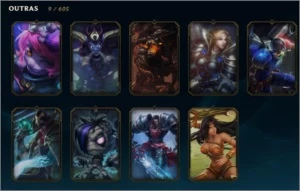 Conta lol bronze com 36 champs e 10 skins barata e com email - League of Legends