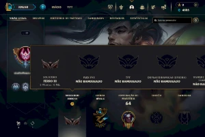 Conta Ferro 3 - League of Legends LOL