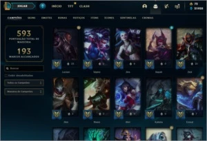 CONTA LOL PLATINA !!! - League of Legends