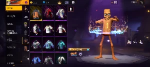 Conta básica ff com o Naruto - Free Fire
