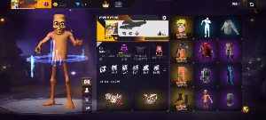 Conta básica ff com o Naruto - Free Fire