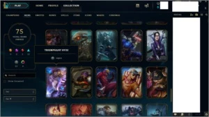 Venda conta de League of Legends lv 31 (Unranked) (75 skins) LOL