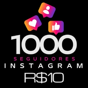 1000 Seguidores Instagram - Redes Sociais