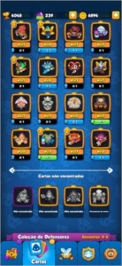 CONTA RUSH ROYALE - MUITAS LENDÁRIAS - Outros