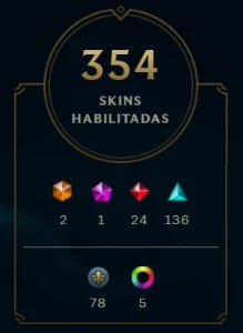 Conta League of Legends de 7 anos, 354 skins e muito mais. LOL