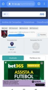 Conta de lol diamante 1 - League of Legends