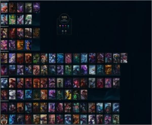 CONTA LEAGUE OF LEGENDS PLATINA 5 - 105 SKINS - ALL CAMPEÕES LOL
