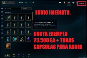Conta UNRANKED/SMURF LVL 30+ PROMO (ENVIO AUTOMATICO) 24H/7 - League of Legends LOL