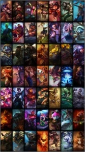 Conta (Platina V) 49Skins, 104Personagens, 58 Ícones Obtidos - League of Legends LOL
