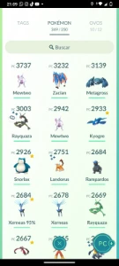 Conta Pokémon Go Nv 38 - PokeXGames PXG