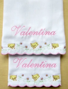 Kit com Fralda de Ombro e Fralda de Boca Duplas