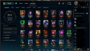 vendo conta diamante 5, borda diamante, todos os champs. - League of Legends LOL