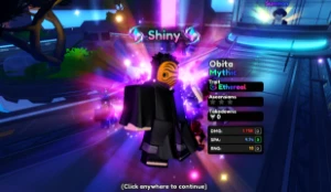 Conta Obito Shiny Passiva Mitica Anime Vanguards - Roblox