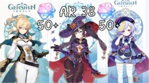 CONTA AR38 (50+ TIROS) / MONA / JEAN / QIQI - Genshin Impact