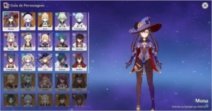 CONTA AR38 (50+ TIROS) / MONA / JEAN / QIQI - Genshin Impact