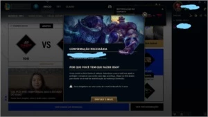 Conta Gold 4 81%Win rate MMR Platina (EMAIL NÃO CONFIRMADO) - League of Legends LOL