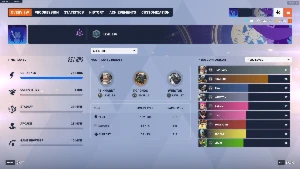 (Pc) Conta Overwatch, Shop/Collab Skins + 2220 Coins (Cash)