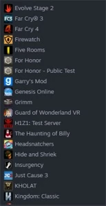Conta Steam com Jogos Caros (Valor Estimado de R$900 - Dead by Daylight