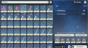 SUPER CONTA GENSHIN AR 46 com Eula, Zhong, Qiqi e Jean - Genshin Impact