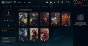 conta lol gold IV - League of Legends