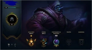 conta lol gold IV - League of Legends