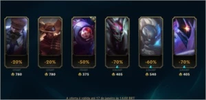 conta lol gold IV - League of Legends
