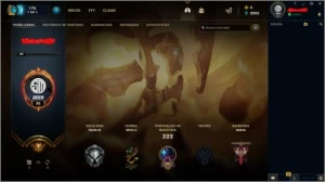 Conta de LOL desde de 2014 com +41 Skins habilitadas
