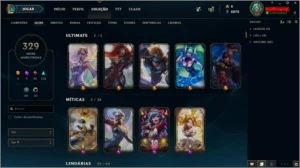Conta Diamante 4 - 329 skins. - League of Legends LOL