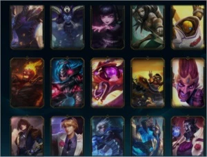 CONTA LOL 87 SKINS 9 LENDARIAS E DIVERSOS CHAMPS. - League of Legends