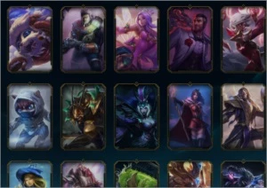 CONTA LOL 87 SKINS 9 LENDARIAS E DIVERSOS CHAMPS. - League of Legends