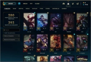 Conta platina 4 - League of Legends LOL