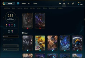 Conta platina 4 - League of Legends LOL