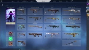 Conta valorant com algumas skins