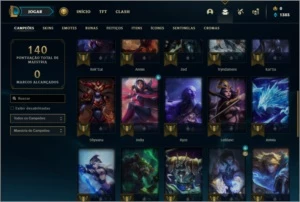 Conta prata 4 com 19 skins e 37 champs - League of Legends LOL
