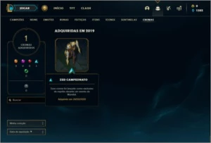 Conta prata 4 com 19 skins e 37 champs - League of Legends LOL