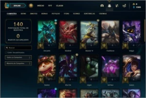 Conta prata 4 com 19 skins e 37 champs - League of Legends LOL