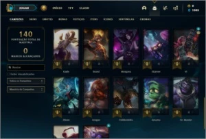 Conta prata 4 com 19 skins e 37 champs - League of Legends LOL