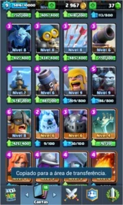 Vendo Conta de Clash Royale ou troco por dinheiro na steam