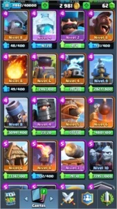 Conta Clash Royale - ARENA 11