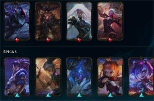 CONTA COM 60 SKINS PRATA 4 NO PRECINHO PRONTA ENTREGA - League of Legends LOL