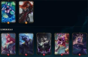 CONTA COM 60 SKINS PRATA 4 NO PRECINHO PRONTA ENTREGA - League of Legends LOL