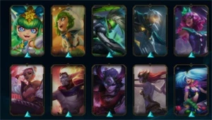 CONTA COM 60 SKINS PRATA 4 NO PRECINHO PRONTA ENTREGA - League of Legends LOL