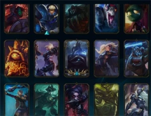 CONTA LOL 284 SKINS ALGUMAS COM MOLDURA E ICONES RAROS - League of Legends