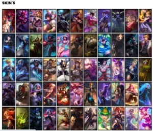 Conta Unranked com 87 Champs e 120 Skins (3 Ultimates) - League of Legends LOL