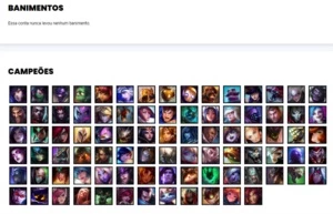 Conta Unranked com 87 Champs e 120 Skins (3 Ultimates) - League of Legends LOL
