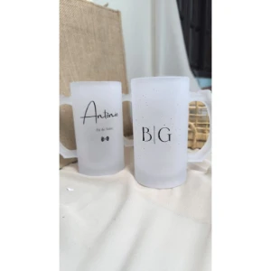 Kit Caneca de Chopp e Caixa Personalizadas - Artesanato e Personalizados