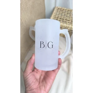 Kit Caneca de Chopp e Caixa Personalizadas - Artesanato e Personalizados