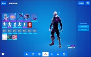 Vendo conta fortnite com galaxy desde a temporada 2